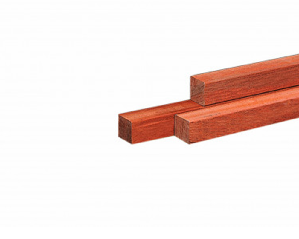 Angelim Vermelho 88×88 mm geschaafd