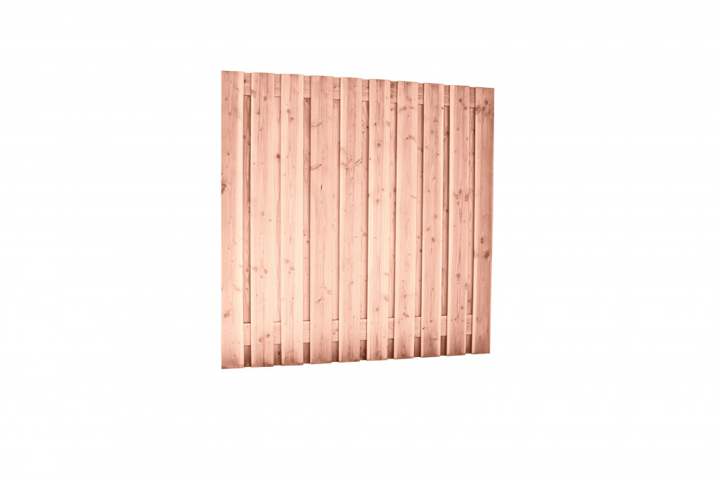 Douglas geschaafd plankenscherm 21-planks voor betonsysteem