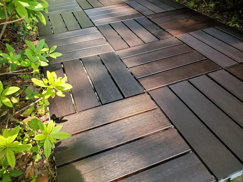 HHLine Bamboe vlondertegel Ebony 0,54m²