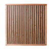Douglas geschaafd rhombus plankenscherm zwarte binnenkant 180x180cm