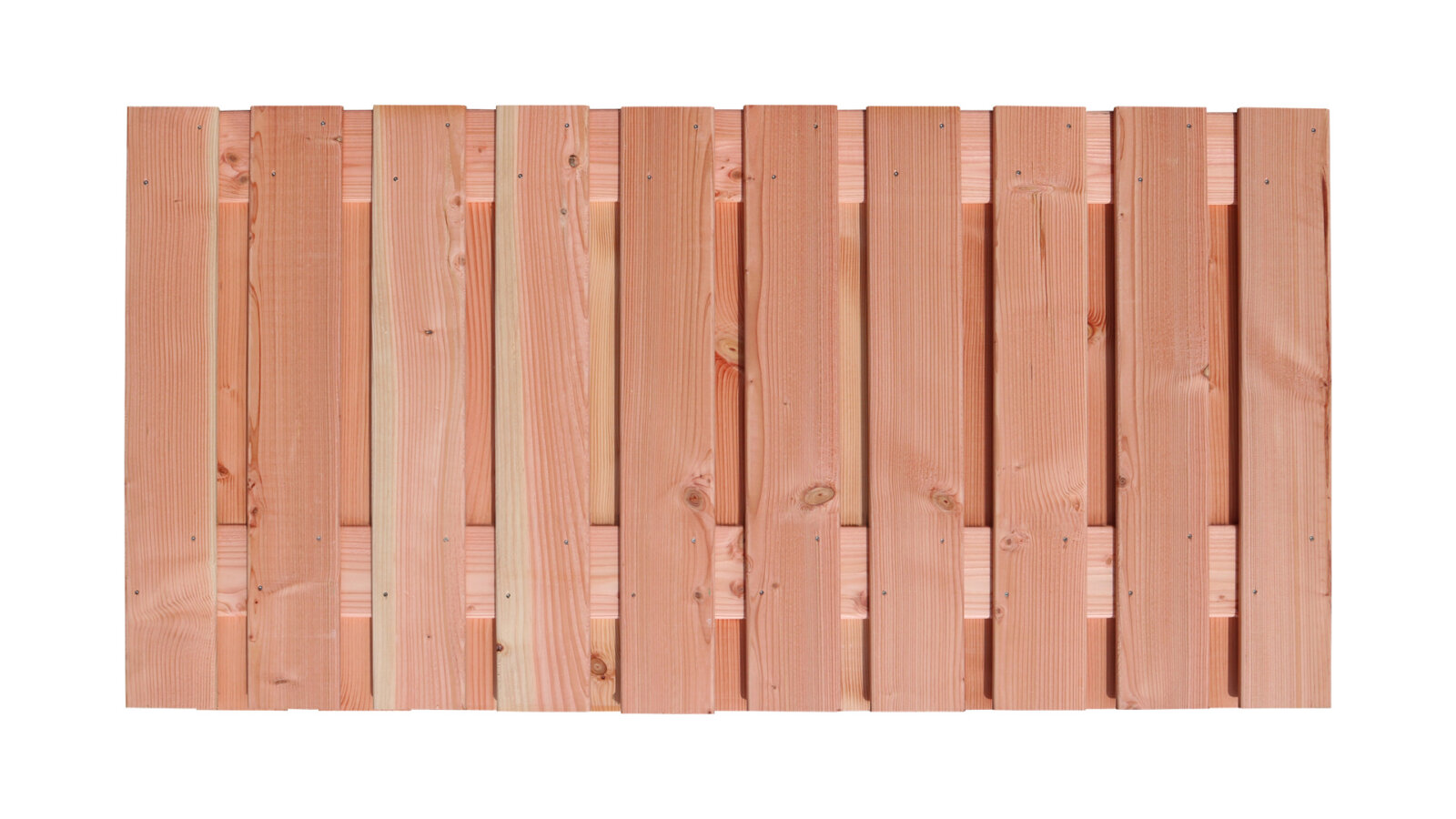 Douglas geschaafd plankenscherm 21-planks voor betonsysteem