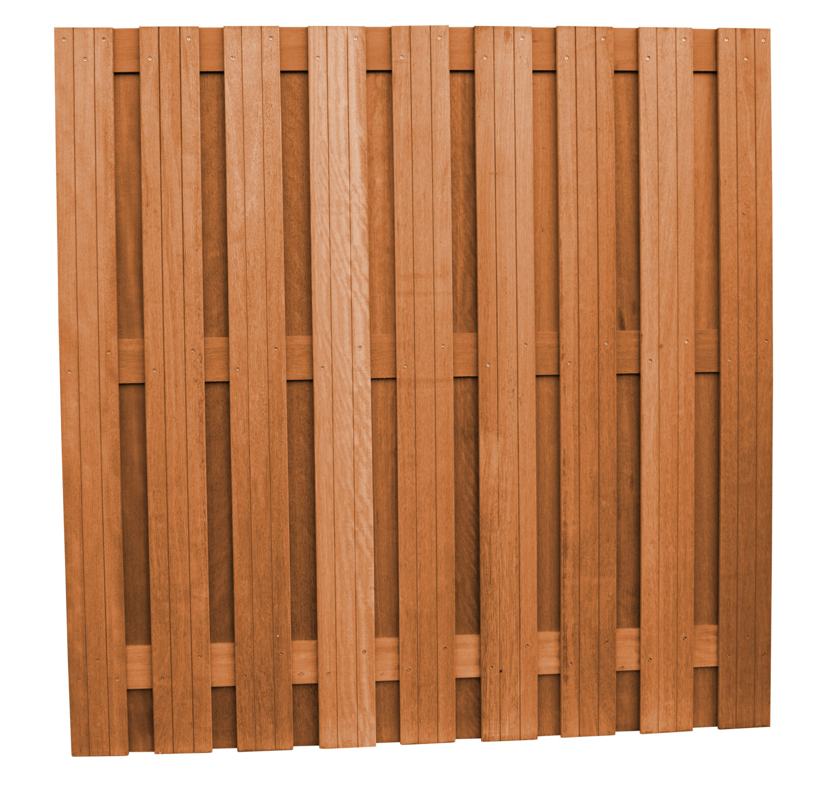 Hardhouten plankenscherm betonsysteem verticaal 180x180cm