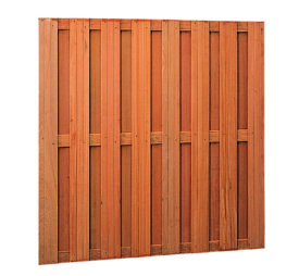 Hardhouten plankenscherm geschaafd 18-planks 180x180cm