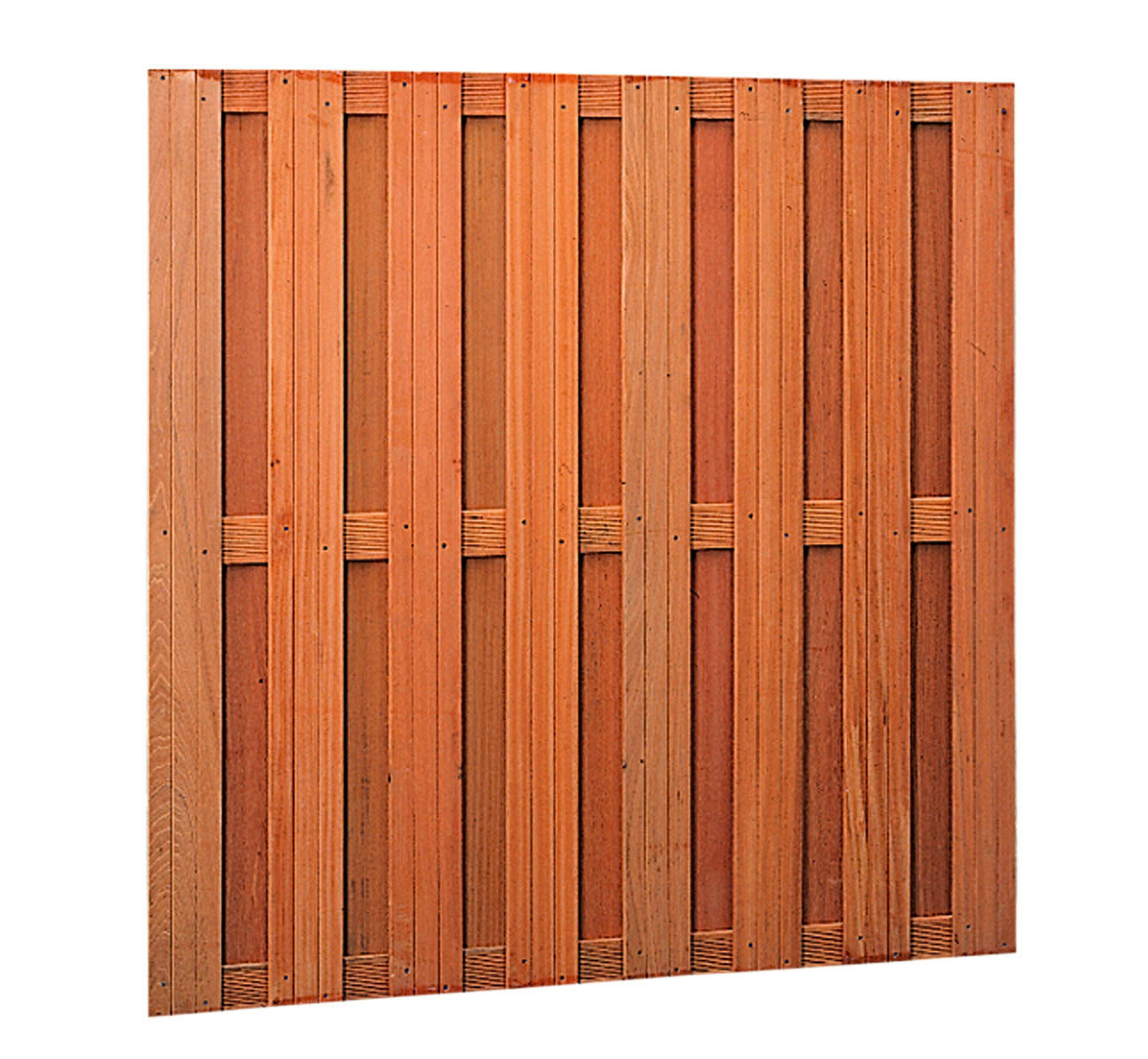 Hardhouten plankenscherm geschaafd 18-planks 180x180cm