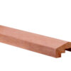 Hardhouten afdekkap met sponning geschaafd 7x3,5cm
