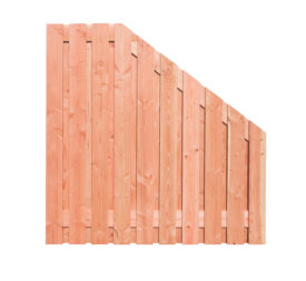 Douglas geschaafd plankenscherm 21-planks voor betonsysteem