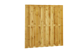 Grenen plankenscherm 18-planks 15 mm 179x179cm