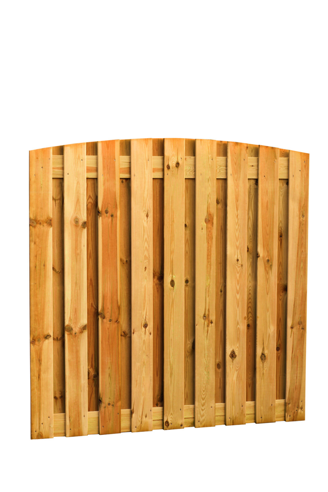 Grenen plankenscherm 19-planks 15 mm verticaal 180x180cm