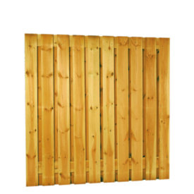 Grenen plankenscherm 21-planks 15 mm verticaal