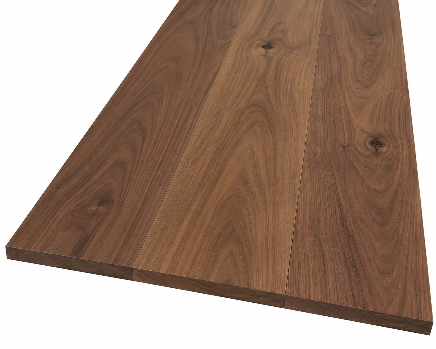 Amerikaans Noten Verlijmde Plank Rustiek 20x400 mm